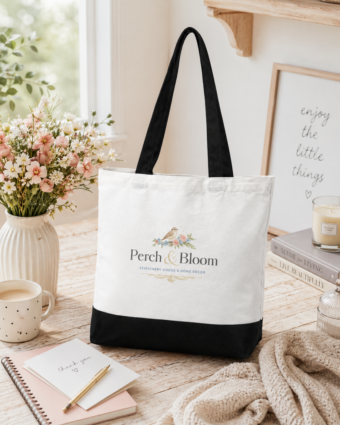 Large Cotton Tote Bag