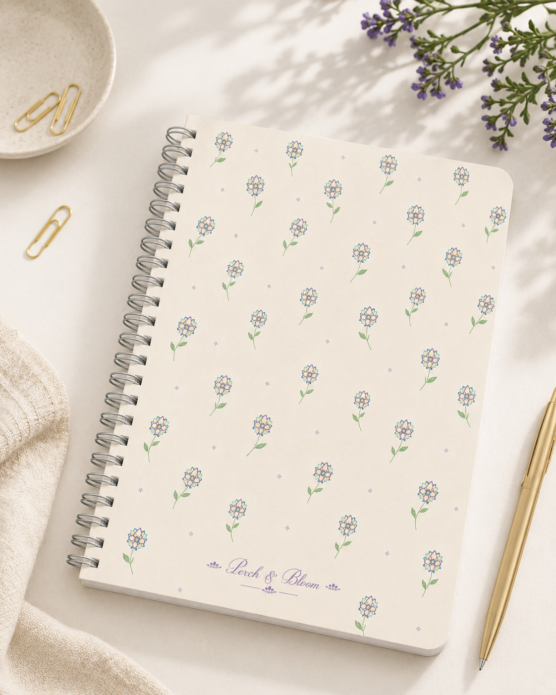 Wildflower Spiral Notebook