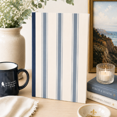 Monterey Striped Notebook