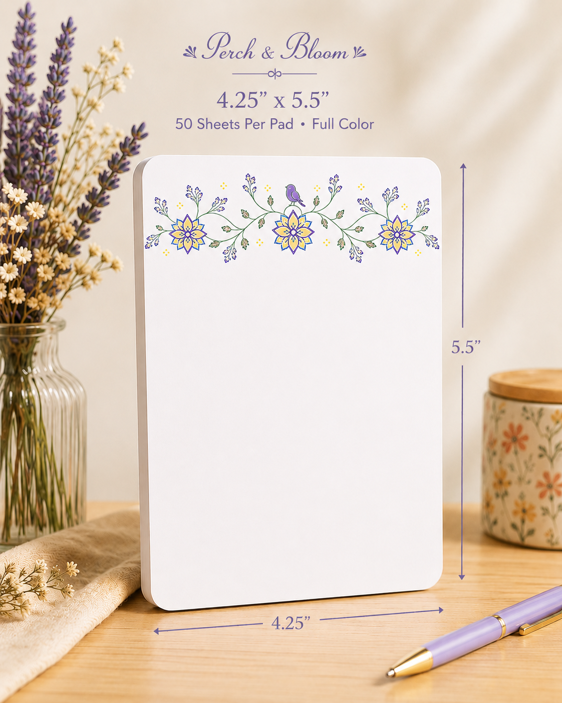Wildflower Notepad