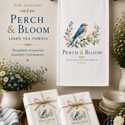 Garden Tea Towel