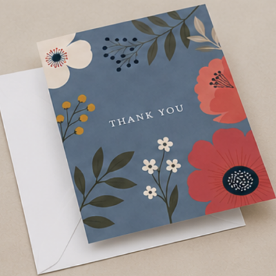 Penelope Blue Thank You Card Set