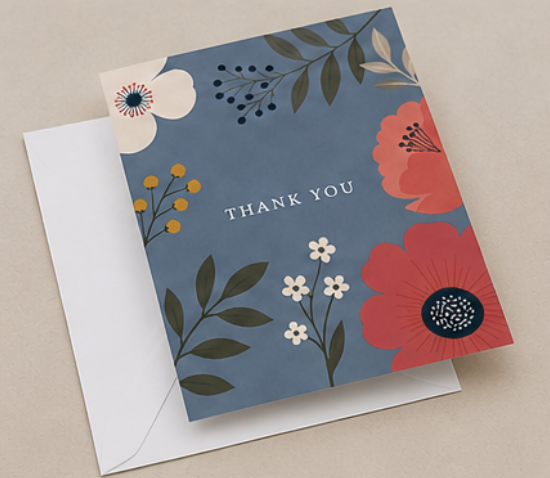 Penelope Blue Thank You Card Set