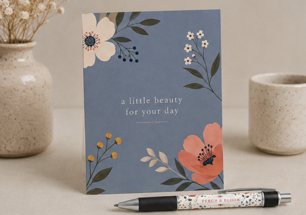 Penelope Greeting Card Set - Flat Card